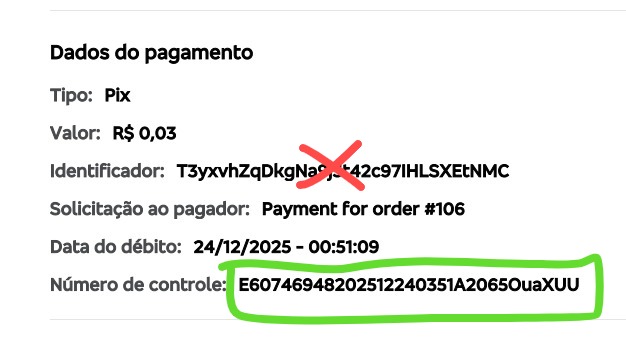 Exemplo Comprovante Pix