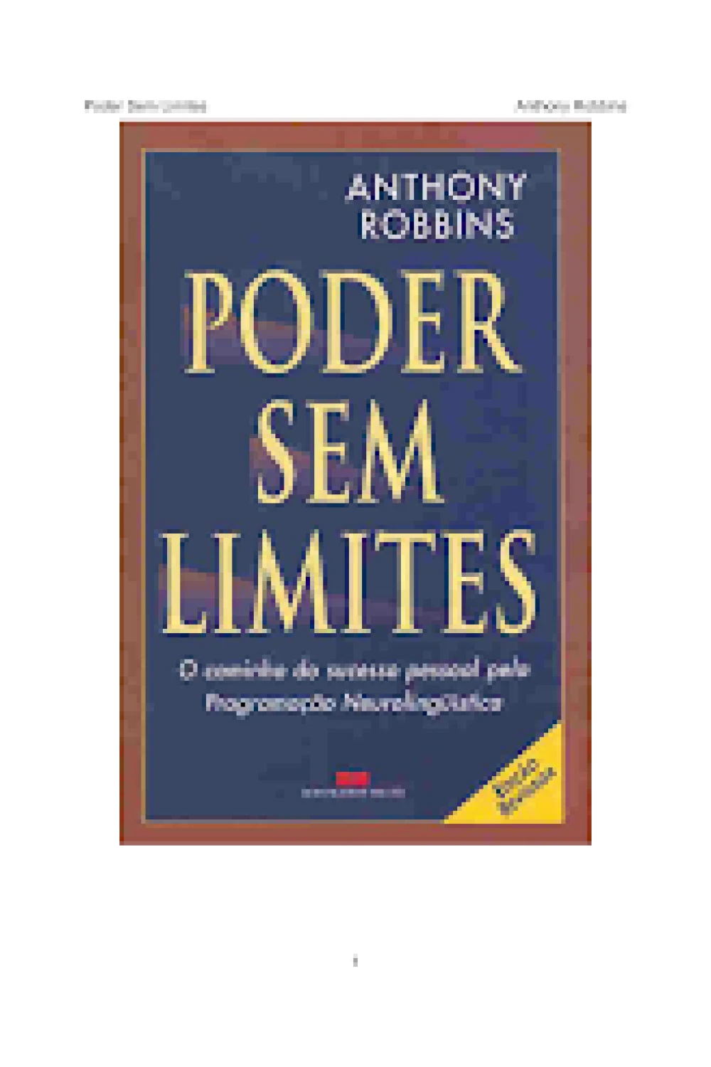 Capa do ebook Poder Sem Limites - Anthony Robbins